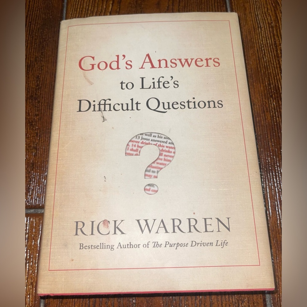 Rick Warren “Gods answers to Life’s Questions”